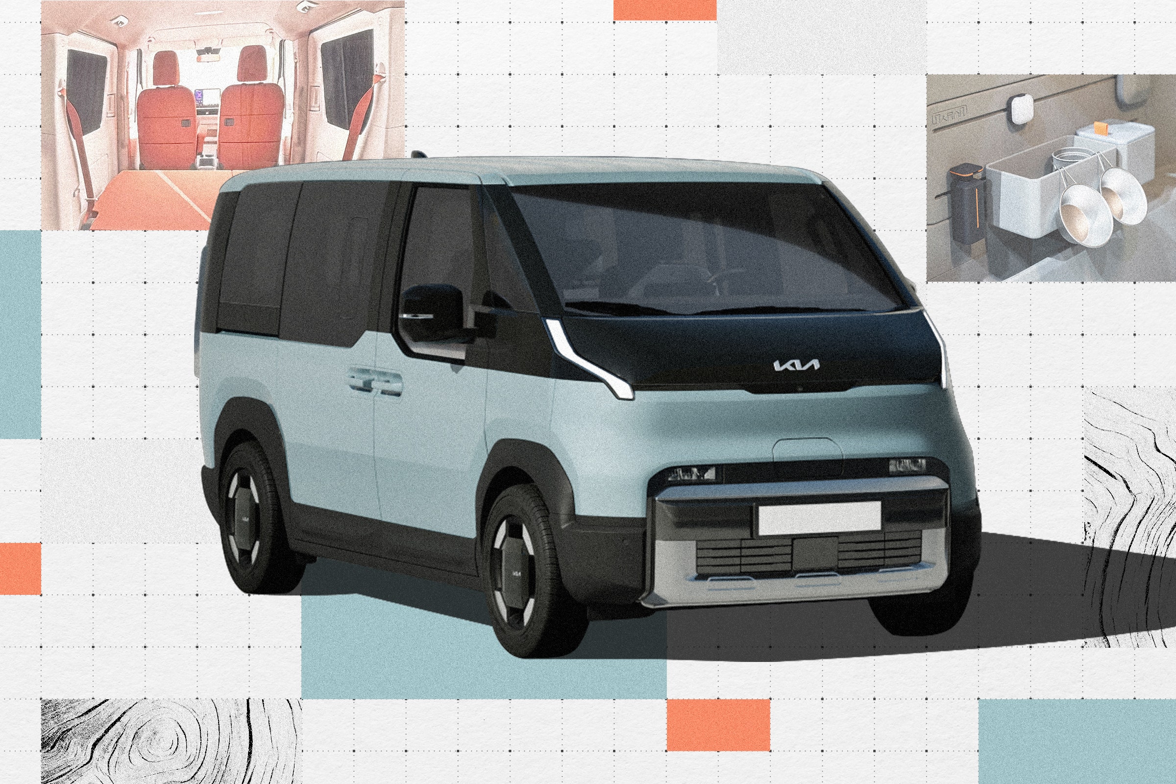 Kia Has Revealed Its Electric Camper to Rival VW’s ID.Buzz